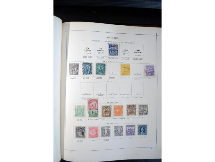 1840/1900, sehr schöne ungebrauchte und gestempelte Sammlung in zwei alten "Senf-Alben", dabei viele bessere Werte, u.a. Groß