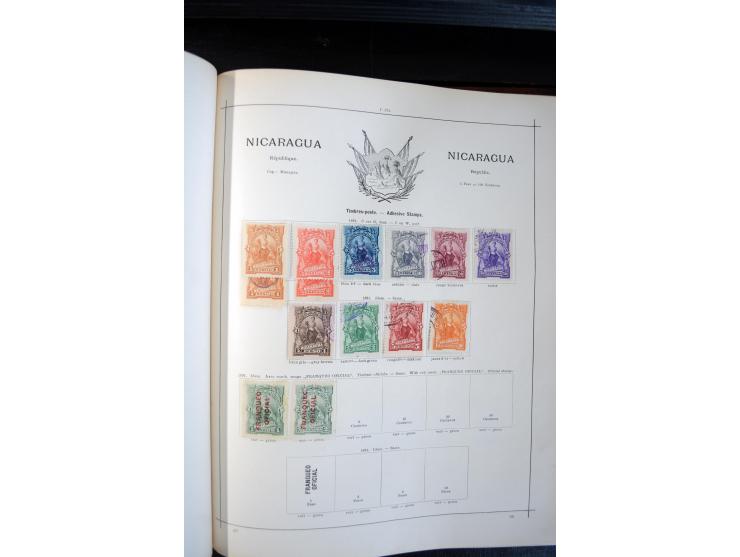 1840/1900, sehr schöne ungebrauchte und gestempelte Sammlung in zwei alten "Senf-Alben", dabei viele bessere Werte, u.a. Groß