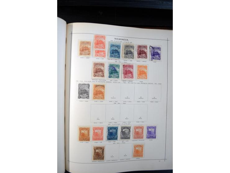 1840/1900, sehr schöne ungebrauchte und gestempelte Sammlung in zwei alten "Senf-Alben", dabei viele bessere Werte, u.a. Groß