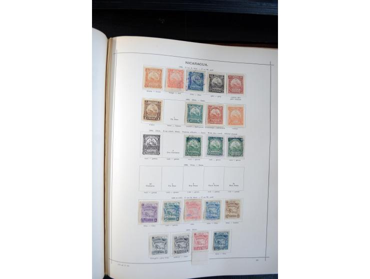 1840/1900, sehr schöne ungebrauchte und gestempelte Sammlung in zwei alten "Senf-Alben", dabei viele bessere Werte, u.a. Groß
