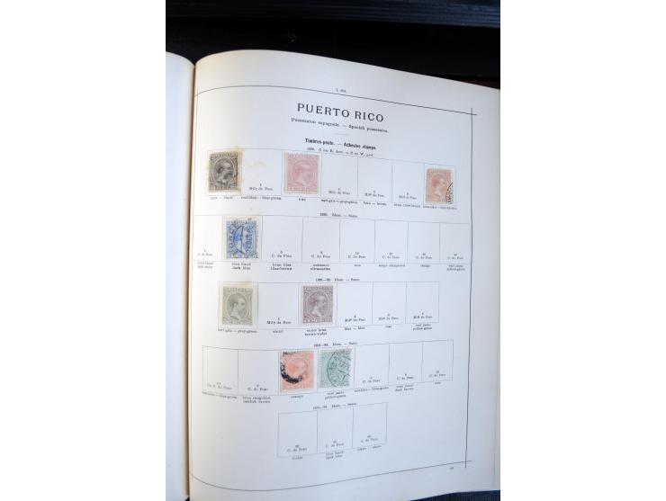 1840/1900, sehr schöne ungebrauchte und gestempelte Sammlung in zwei alten "Senf-Alben", dabei viele bessere Werte, u.a. Groß