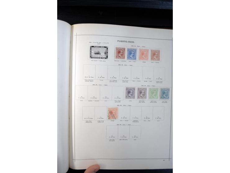 1840/1900, sehr schöne ungebrauchte und gestempelte Sammlung in zwei alten "Senf-Alben", dabei viele bessere Werte, u.a. Groß