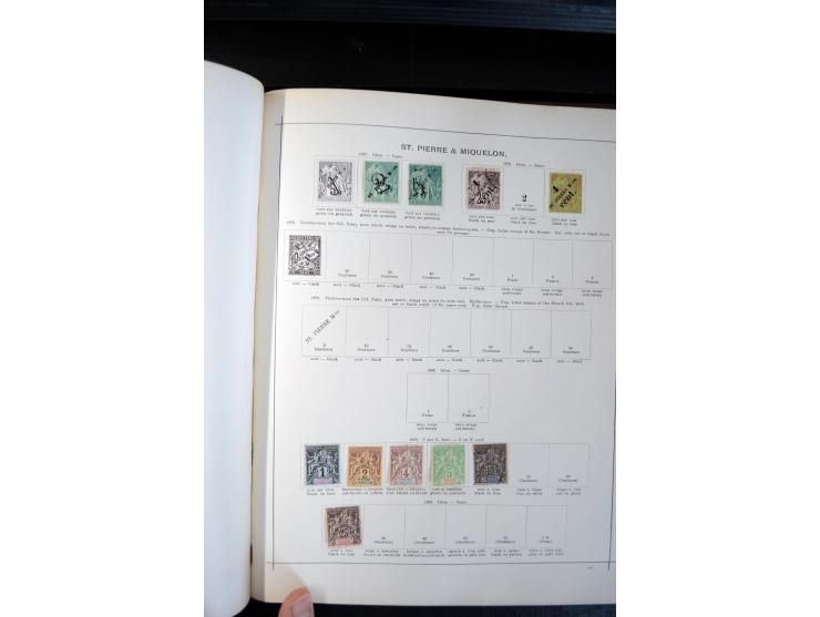 1840/1900, sehr schöne ungebrauchte und gestempelte Sammlung in zwei alten "Senf-Alben", dabei viele bessere Werte, u.a. Groß