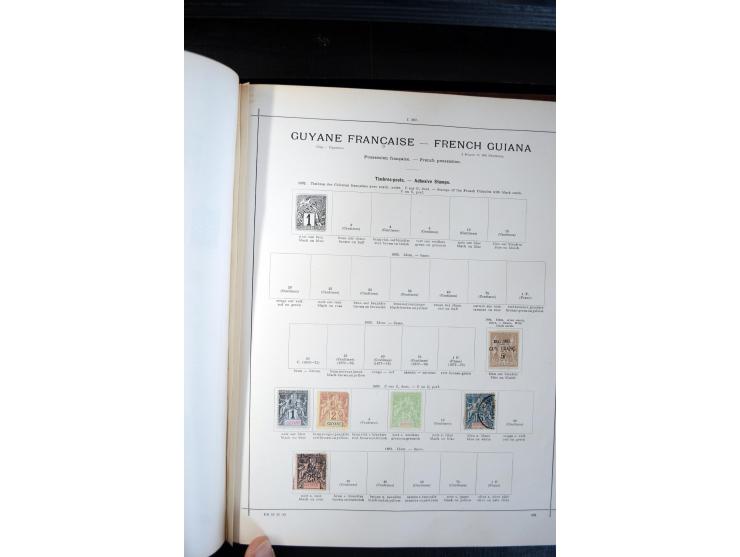 1840/1900, sehr schöne ungebrauchte und gestempelte Sammlung in zwei alten "Senf-Alben", dabei viele bessere Werte, u.a. Groß
