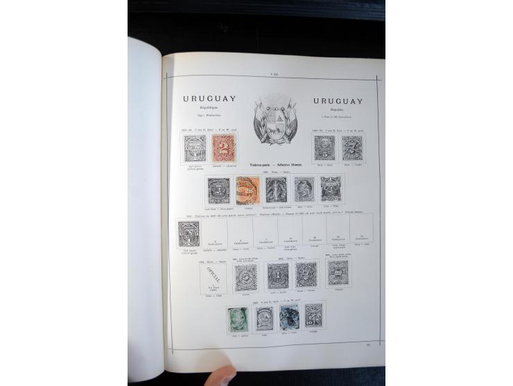 1840/1900, sehr schöne ungebrauchte und gestempelte Sammlung in zwei alten "Senf-Alben", dabei viele bessere Werte, u.a. Groß