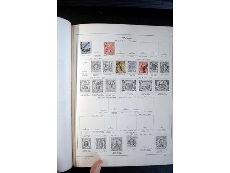 1840/1900, sehr schöne ungebrauchte und gestempelte Sammlung in zwei alten "Senf-Alben", dabei viele bessere Werte, u.a. Groß