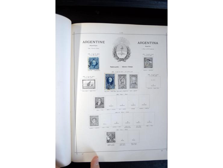 1840/1900, sehr schöne ungebrauchte und gestempelte Sammlung in zwei alten "Senf-Alben", dabei viele bessere Werte, u.a. Groß