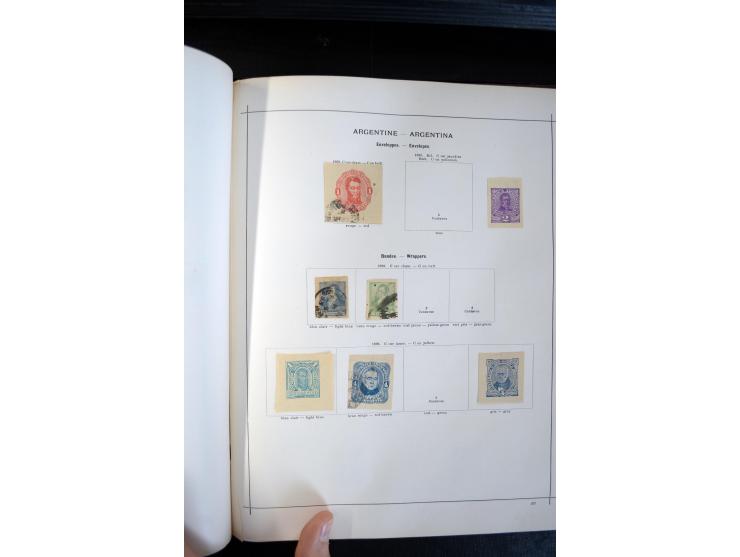 1840/1900, sehr schöne ungebrauchte und gestempelte Sammlung in zwei alten "Senf-Alben", dabei viele bessere Werte, u.a. Groß