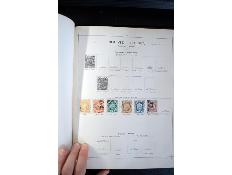 1840/1900, sehr schöne ungebrauchte und gestempelte Sammlung in zwei alten "Senf-Alben", dabei viele bessere Werte, u.a. Groß