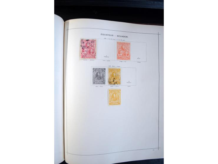 1840/1900, sehr schöne ungebrauchte und gestempelte Sammlung in zwei alten "Senf-Alben", dabei viele bessere Werte, u.a. Groß