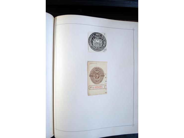 1840/1900, sehr schöne ungebrauchte und gestempelte Sammlung in zwei alten "Senf-Alben", dabei viele bessere Werte, u.a. Groß