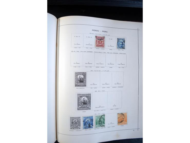 1840/1900, sehr schöne ungebrauchte und gestempelte Sammlung in zwei alten "Senf-Alben", dabei viele bessere Werte, u.a. Groß