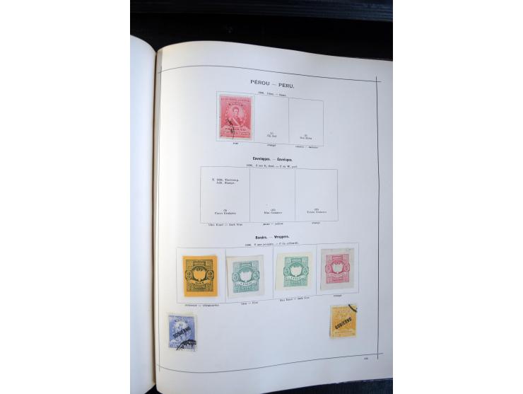 1840/1900, sehr schöne ungebrauchte und gestempelte Sammlung in zwei alten "Senf-Alben", dabei viele bessere Werte, u.a. Groß