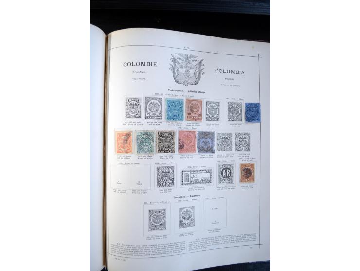 1840/1900, sehr schöne ungebrauchte und gestempelte Sammlung in zwei alten "Senf-Alben", dabei viele bessere Werte, u.a. Groß