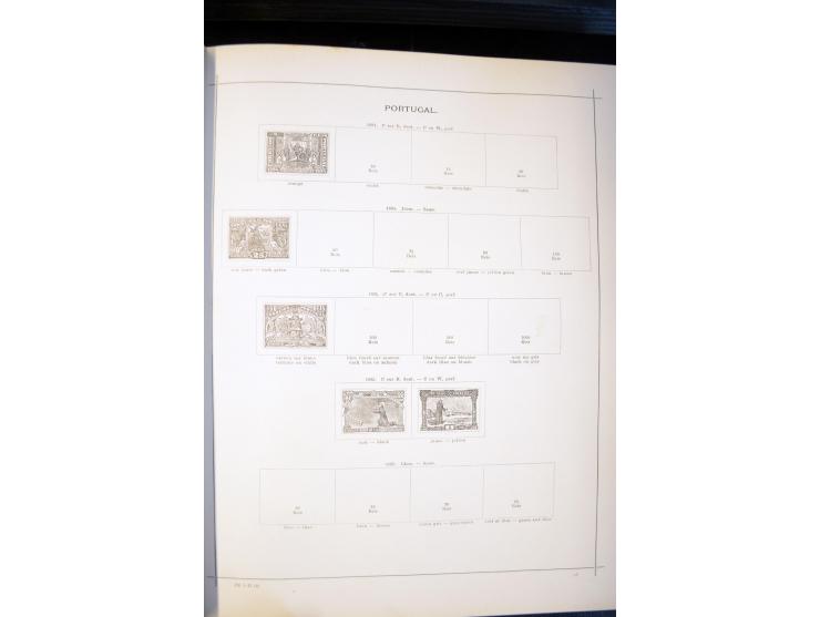 1840/1900, sehr schöne ungebrauchte und gestempelte Sammlung in zwei alten "Senf-Alben", dabei viele bessere Werte, u.a. Groß