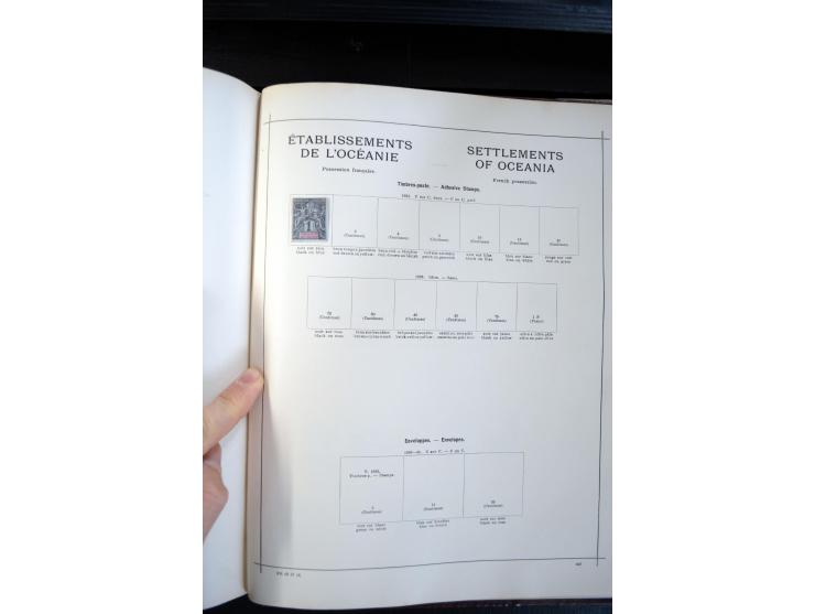 1840/1900, sehr schöne ungebrauchte und gestempelte Sammlung in zwei alten "Senf-Alben", dabei viele bessere Werte, u.a. Groß