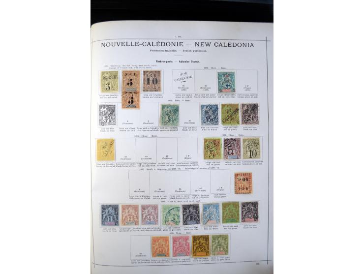 1840/1900, sehr schöne ungebrauchte und gestempelte Sammlung in zwei alten "Senf-Alben", dabei viele bessere Werte, u.a. Groß