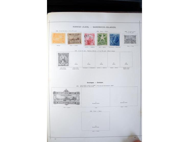 1840/1900, sehr schöne ungebrauchte und gestempelte Sammlung in zwei alten "Senf-Alben", dabei viele bessere Werte, u.a. Groß