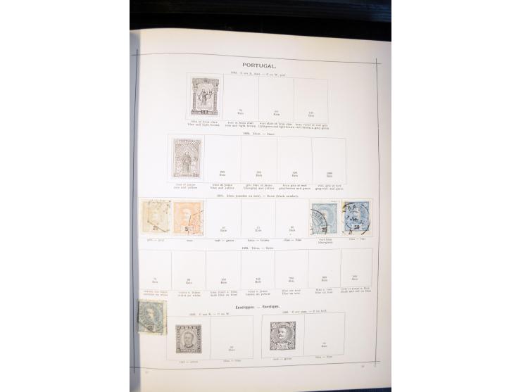 1840/1900, sehr schöne ungebrauchte und gestempelte Sammlung in zwei alten "Senf-Alben", dabei viele bessere Werte, u.a. Groß