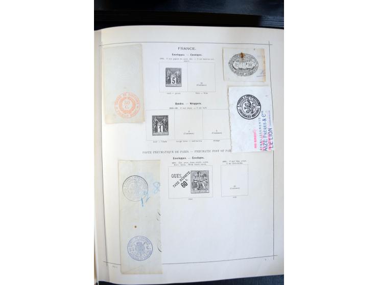1840/1900, sehr schöne ungebrauchte und gestempelte Sammlung in zwei alten "Senf-Alben", dabei viele bessere Werte, u.a. Groß