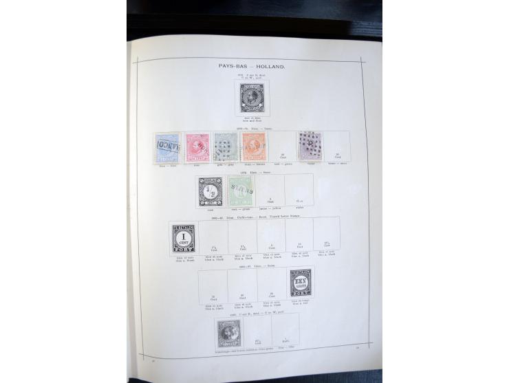 1840/1900, sehr schöne ungebrauchte und gestempelte Sammlung in zwei alten "Senf-Alben", dabei viele bessere Werte, u.a. Groß