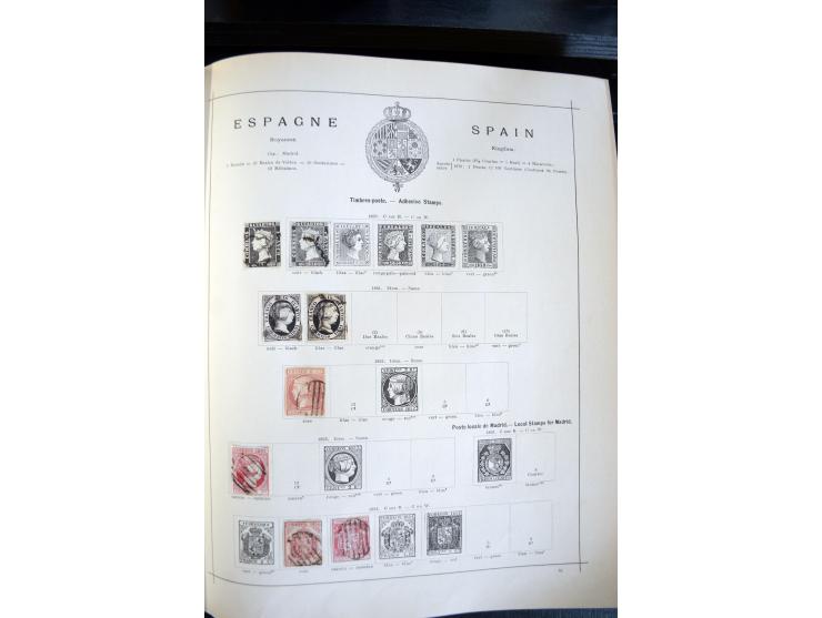 1840/1900, sehr schöne ungebrauchte und gestempelte Sammlung in zwei alten "Senf-Alben", dabei viele bessere Werte, u.a. Groß