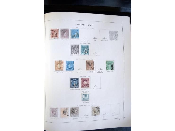 1840/1900, sehr schöne ungebrauchte und gestempelte Sammlung in zwei alten "Senf-Alben", dabei viele bessere Werte, u.a. Groß