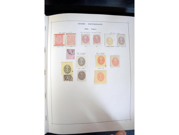 1840/1900, sehr schöne ungebrauchte und gestempelte Sammlung in zwei alten "Senf-Alben", dabei viele bessere Werte, u.a. Groß