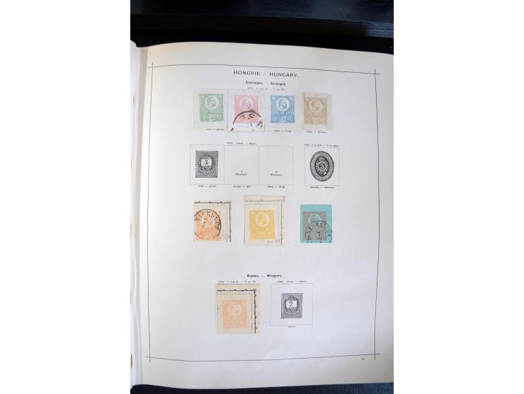 1840/1900, sehr schöne ungebrauchte und gestempelte Sammlung in zwei alten "Senf-Alben", dabei viele bessere Werte, u.a. Groß