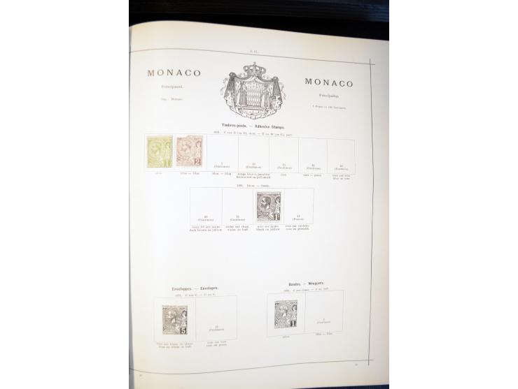1840/1900, sehr schöne ungebrauchte und gestempelte Sammlung in zwei alten "Senf-Alben", dabei viele bessere Werte, u.a. Groß