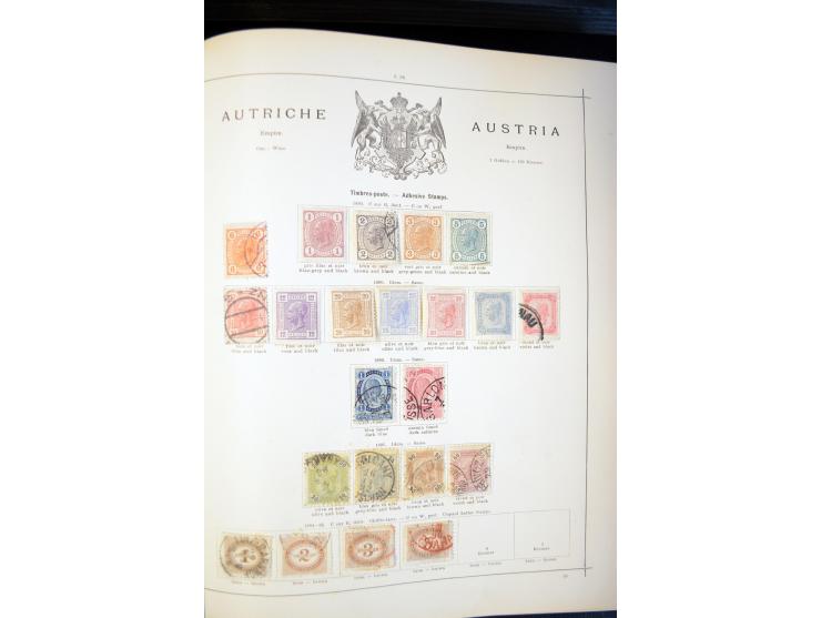 1840/1900, sehr schöne ungebrauchte und gestempelte Sammlung in zwei alten "Senf-Alben", dabei viele bessere Werte, u.a. Groß