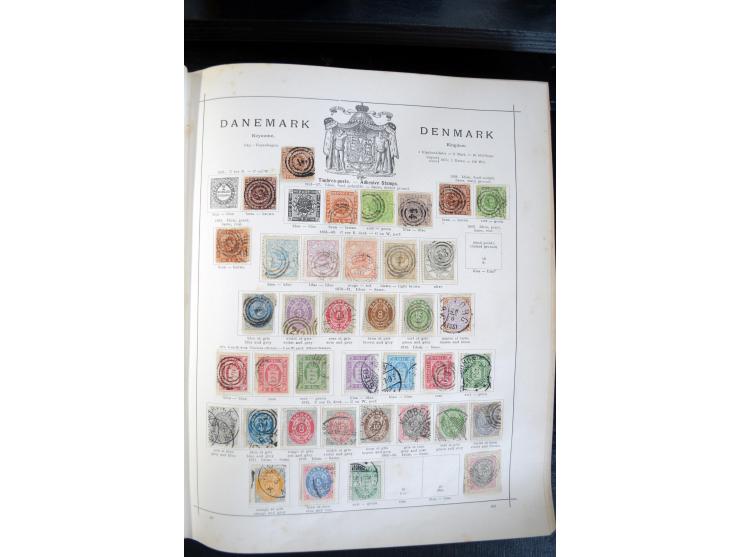1840/1900, sehr schöne ungebrauchte und gestempelte Sammlung in zwei alten "Senf-Alben", dabei viele bessere Werte, u.a. Groß