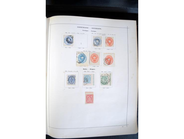 1840/1900, sehr schöne ungebrauchte und gestempelte Sammlung in zwei alten "Senf-Alben", dabei viele bessere Werte, u.a. Groß