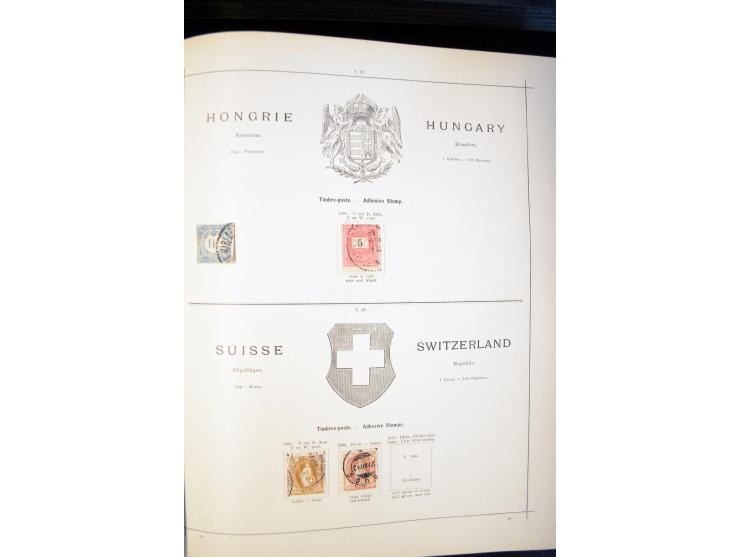 1840/1900, sehr schöne ungebrauchte und gestempelte Sammlung in zwei alten "Senf-Alben", dabei viele bessere Werte, u.a. Groß