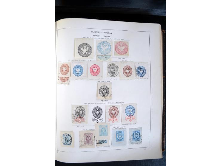 1840/1900, sehr schöne ungebrauchte und gestempelte Sammlung in zwei alten "Senf-Alben", dabei viele bessere Werte, u.a. Groß