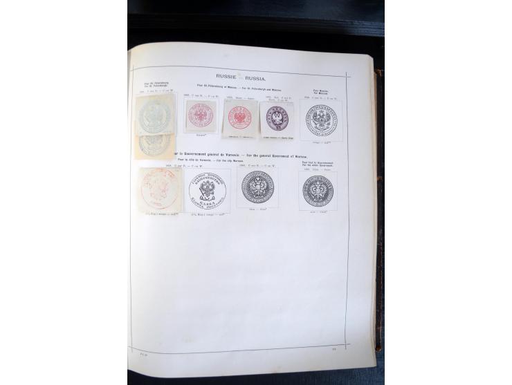 1840/1900, sehr schöne ungebrauchte und gestempelte Sammlung in zwei alten "Senf-Alben", dabei viele bessere Werte, u.a. Groß