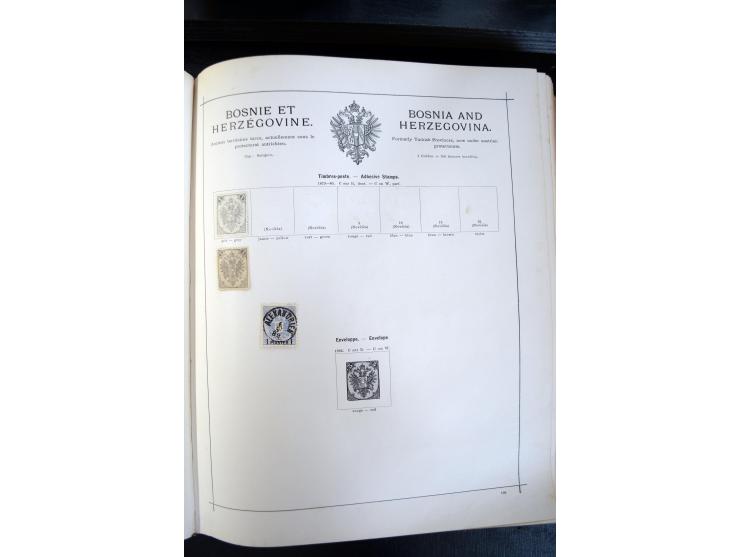 1840/1900, sehr schöne ungebrauchte und gestempelte Sammlung in zwei alten "Senf-Alben", dabei viele bessere Werte, u.a. Groß