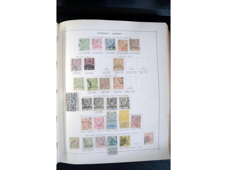 1840/1900, sehr schöne ungebrauchte und gestempelte Sammlung in zwei alten "Senf-Alben", dabei viele bessere Werte, u.a. Groß