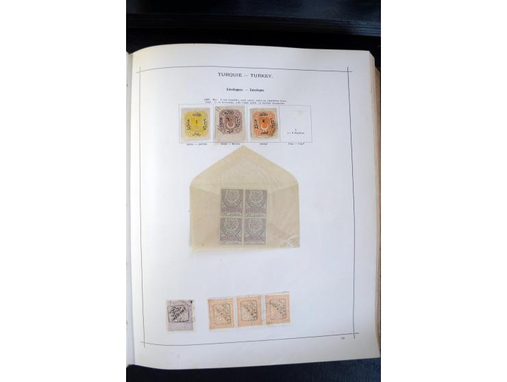 1840/1900, sehr schöne ungebrauchte und gestempelte Sammlung in zwei alten "Senf-Alben", dabei viele bessere Werte, u.a. Groß