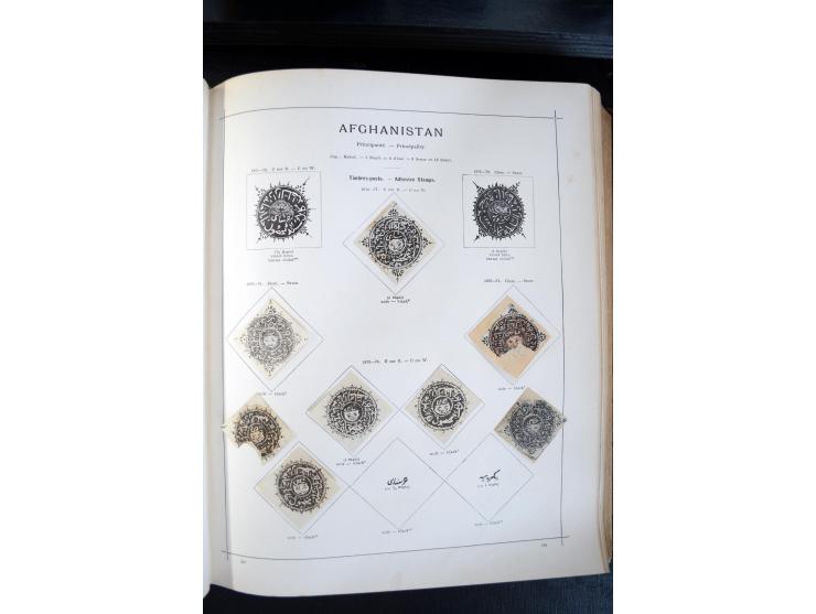 1840/1900, sehr schöne ungebrauchte und gestempelte Sammlung in zwei alten "Senf-Alben", dabei viele bessere Werte, u.a. Groß
