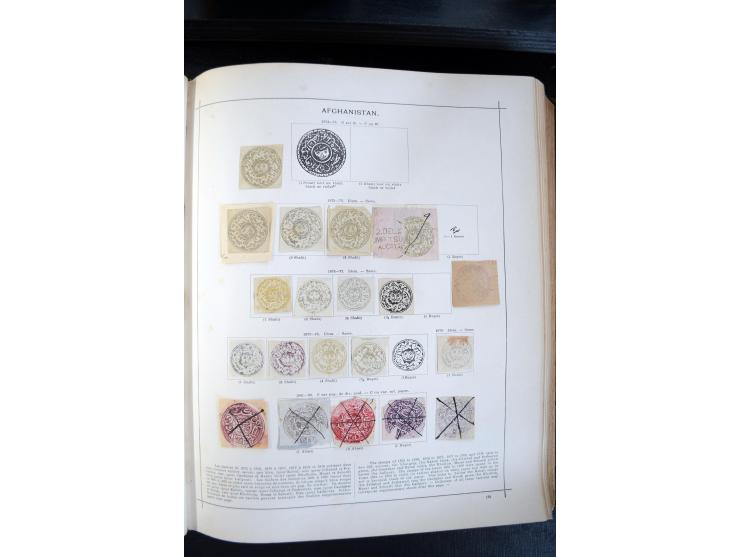 1840/1900, sehr schöne ungebrauchte und gestempelte Sammlung in zwei alten "Senf-Alben", dabei viele bessere Werte, u.a. Groß