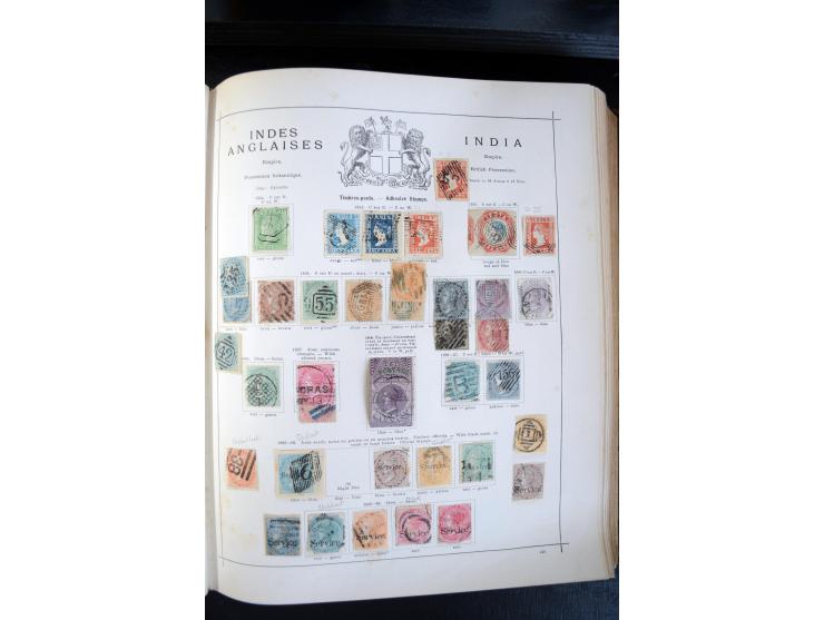 1840/1900, sehr schöne ungebrauchte und gestempelte Sammlung in zwei alten "Senf-Alben", dabei viele bessere Werte, u.a. Groß