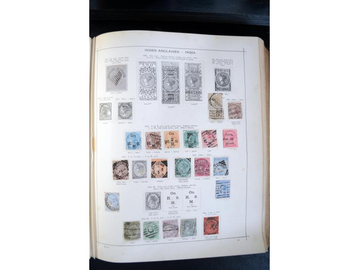 1840/1900, sehr schöne ungebrauchte und gestempelte Sammlung in zwei alten "Senf-Alben", dabei viele bessere Werte, u.a. Groß