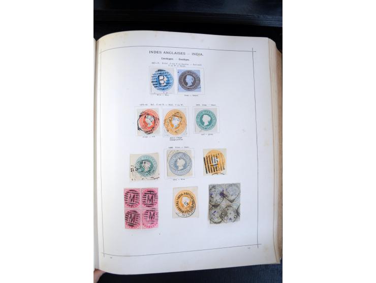 1840/1900, sehr schöne ungebrauchte und gestempelte Sammlung in zwei alten "Senf-Alben", dabei viele bessere Werte, u.a. Groß