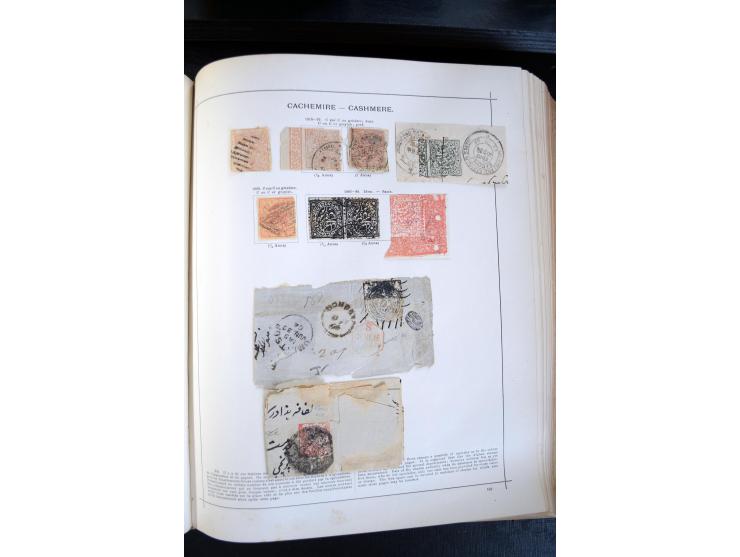 1840/1900, sehr schöne ungebrauchte und gestempelte Sammlung in zwei alten "Senf-Alben", dabei viele bessere Werte, u.a. Groß