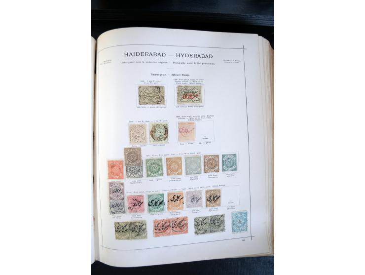 1840/1900, sehr schöne ungebrauchte und gestempelte Sammlung in zwei alten "Senf-Alben", dabei viele bessere Werte, u.a. Groß