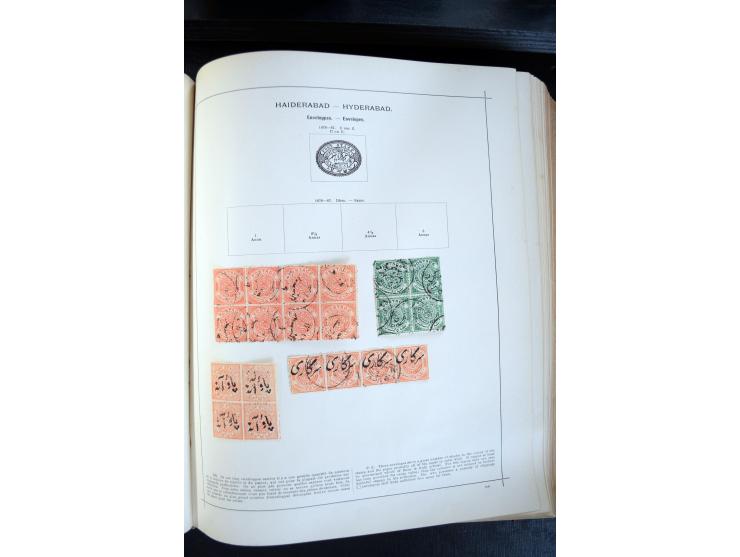 1840/1900, sehr schöne ungebrauchte und gestempelte Sammlung in zwei alten "Senf-Alben", dabei viele bessere Werte, u.a. Groß