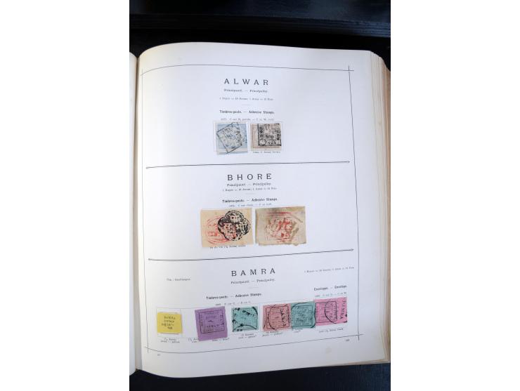 1840/1900, sehr schöne ungebrauchte und gestempelte Sammlung in zwei alten "Senf-Alben", dabei viele bessere Werte, u.a. Groß
