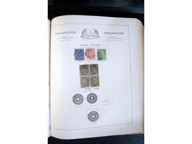 1840/1900, sehr schöne ungebrauchte und gestempelte Sammlung in zwei alten "Senf-Alben", dabei viele bessere Werte, u.a. Groß