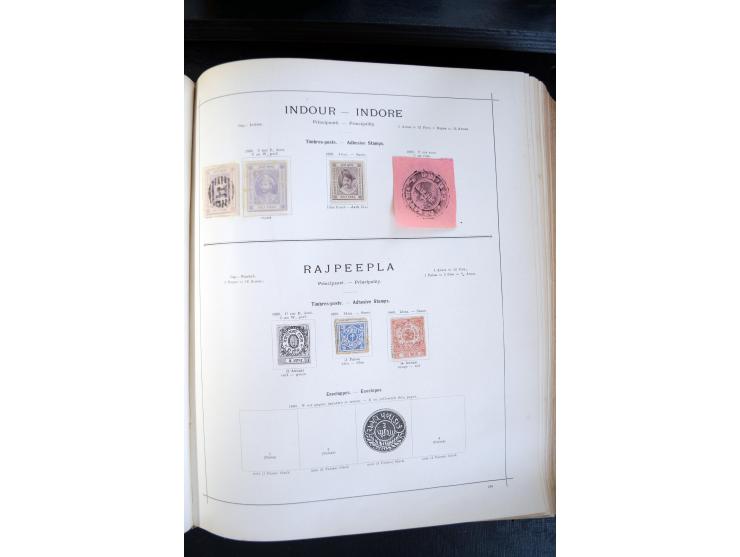 1840/1900, sehr schöne ungebrauchte und gestempelte Sammlung in zwei alten "Senf-Alben", dabei viele bessere Werte, u.a. Groß